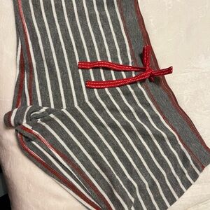P.J. Salvage Striped Top with Red Accents
